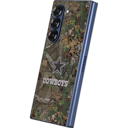 NFL Dallas Cowboys Realtree Xtra Green Camo Galaxy Z Fold6 Skin