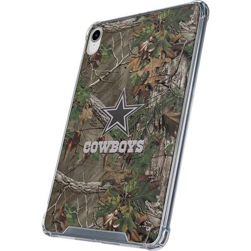 NFL Dallas Cowboys Realtree Xtra Green Camo iPad 11th Gen (2025) Clear Case