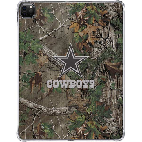 NFL Dallas Cowboys Realtree Xtra Green Camo iPad Pro 11in (2024) Clear Case