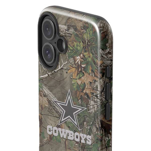 NFL Dallas Cowboys Realtree Xtra Green Camo iPhone 16 Impact Case