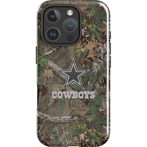 NFL Dallas Cowboys Realtree Xtra Green Camo iPhone 16 Pro Impact Case