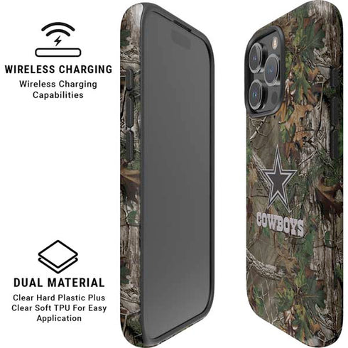 NFL Dallas Cowboys Realtree Xtra Green Camo iPhone 16 Pro Max Magsafe Impact Case