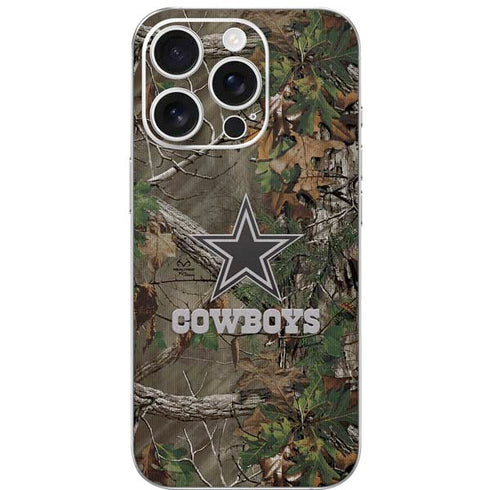 NFL Dallas Cowboys Realtree Xtra Green Camo iPhone 16 Pro Skin