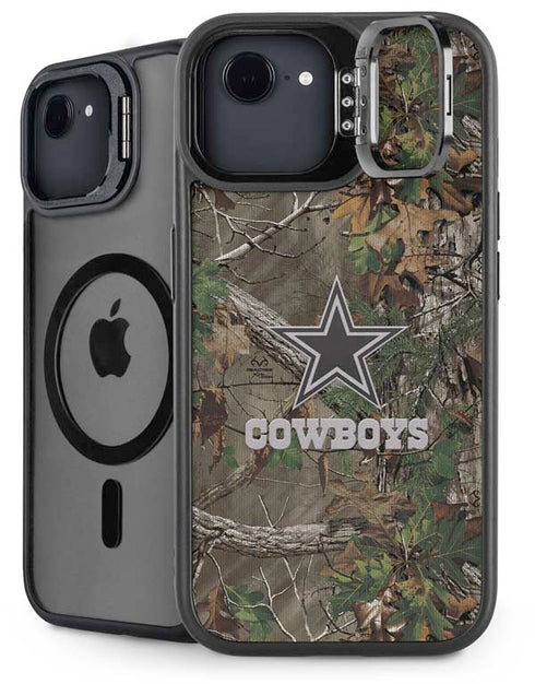 NFL Dallas Cowboys Realtree Xtra Green Camo iPhone 16e Kickstand Case