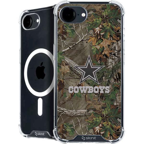 NFL Dallas Cowboys Realtree Xtra Green Camo iPhone 16e MagSafe Case