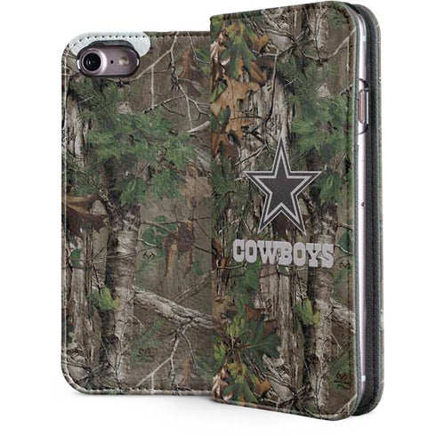 NFL Dallas Cowboys Realtree Xtra Green Camo iPhone 7 Folio Case