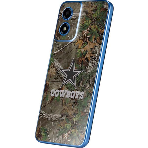 NFL Dallas Cowboys Realtree Xtra Green Camo Moto G Play 4G (2024) Skin