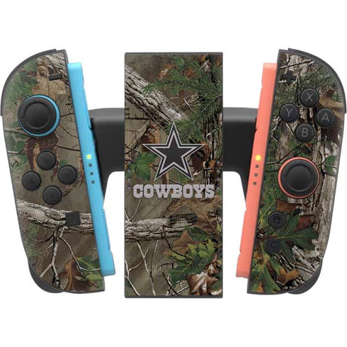 NFL Dallas Cowboys Realtree Xtra Green Camo Nintendo Switch 2 (2025) Joy-Con Controller Skin
