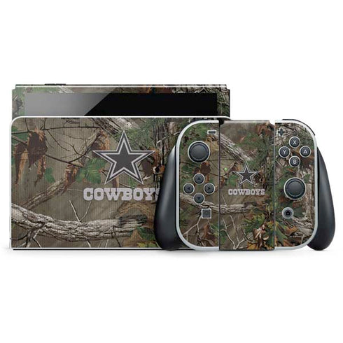 NFL Dallas Cowboys Realtree Xtra Green Camo Nintendo Skins