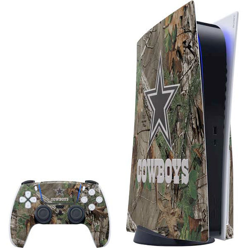 NFL Dallas Cowboys Realtree Xtra Green Camo PlayStation PS5 Skins