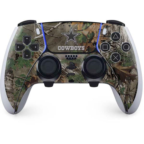 NFL Dallas Cowboys Realtree Xtra Green Camo PlayStation PS5 Skins