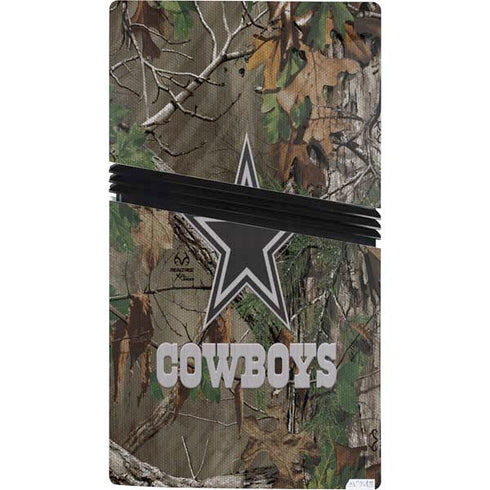 NFL Dallas Cowboys Realtree Xtra Green Camo PS5 Pro Bundle Skin
