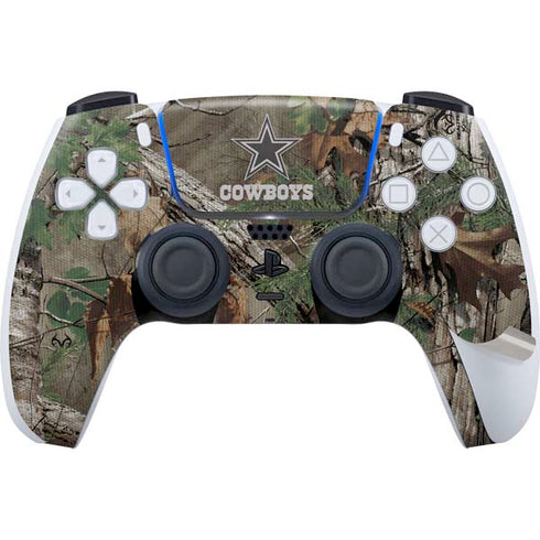 NFL Dallas Cowboys Realtree Xtra Green Camo PS5 Pro Bundle Skin