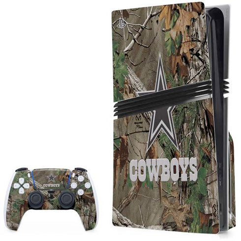 NFL Dallas Cowboys Realtree Xtra Green Camo PlayStation PS5 Skins