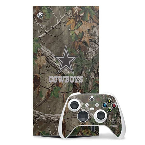 NFL Dallas Cowboys Realtree Xtra Green Camo Xbox Series X Skins