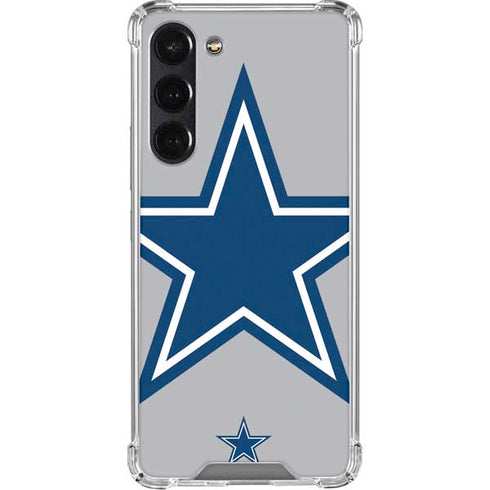 NFL Dallas Cowboys Retro Logo Galaxy S24 FE Clear Case