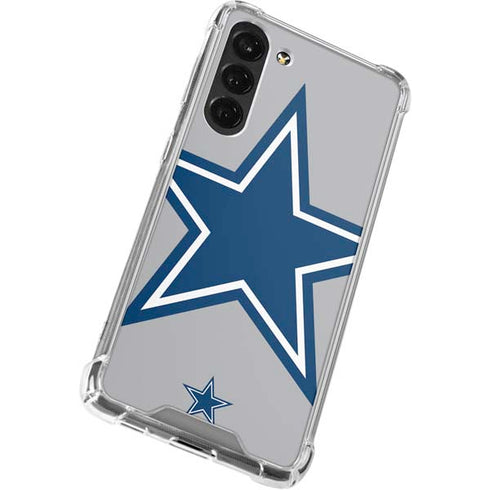 NFL Dallas Cowboys Retro Logo Galaxy S24 FE Clear Case