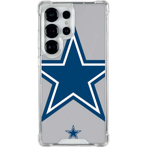 NFL Dallas Cowboys Retro Logo Galaxy S25 Ultra Clear Case