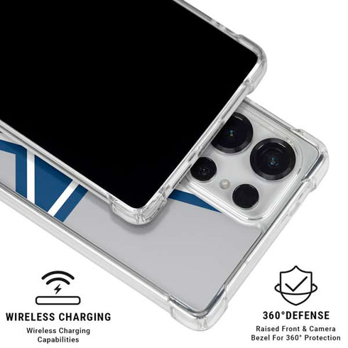 NFL Dallas Cowboys Retro Logo Galaxy S25 Ultra Clear Case