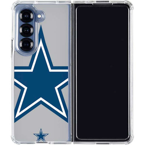 NFL Dallas Cowboys Retro Logo Galaxy Z Fold6 Clear Case