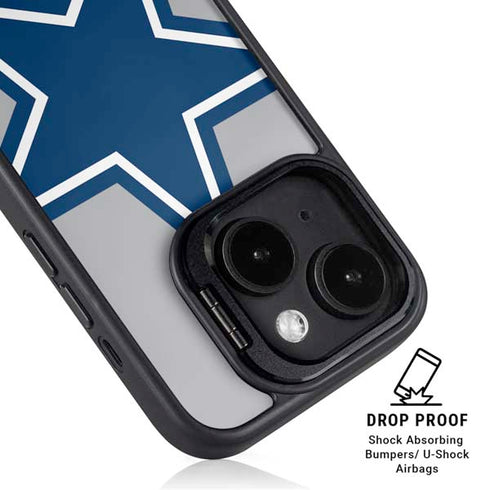 NFL Dallas Cowboys Retro Logo iPhone 14 Plus Kickstand Case