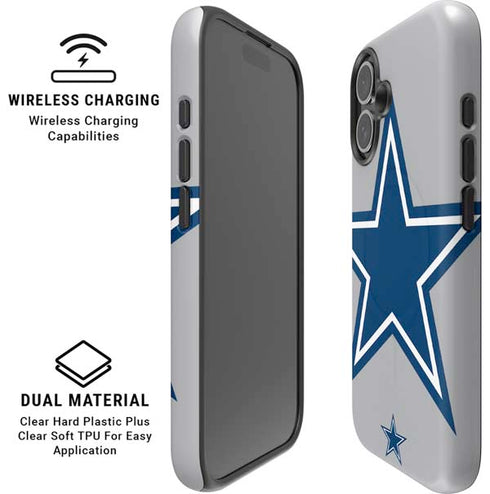NFL Dallas Cowboys Retro Logo iPhone 16 Plus Magsafe Impact Case