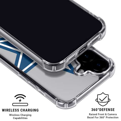 NFL Dallas Cowboys Retro Logo iPhone 17 Clear Case