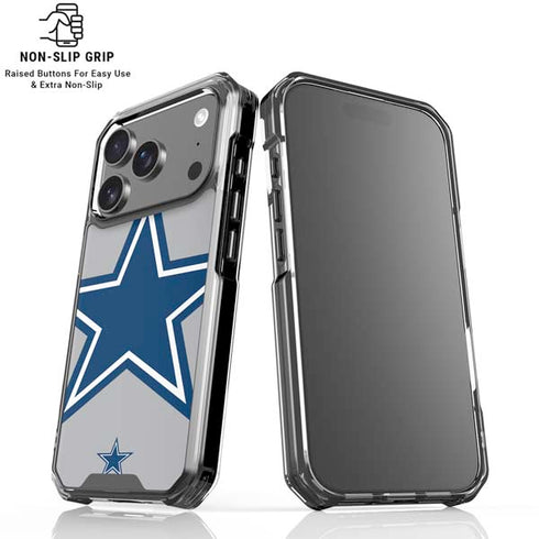 NFL Dallas Cowboys Retro Logo iPhone 18 Pro Clear Case