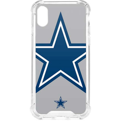 NFL Dallas Cowboys Retro Logo iPhone XS Clear Case