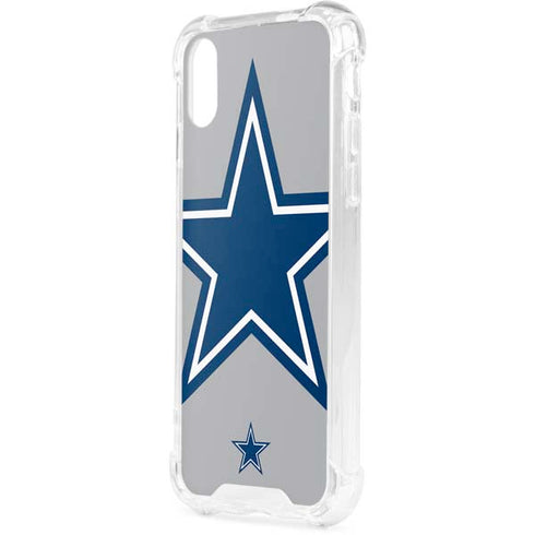 NFL Dallas Cowboys Retro Logo iPhone XS Clear Case