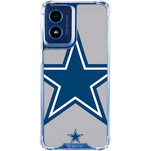 NFL Dallas Cowboys Retro Logo Moto G 5G (2024) Clear Case