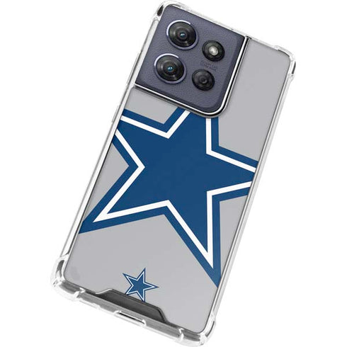 NFL Dallas Cowboys Retro Logo Moto G Play 5G (2025) Clear Case