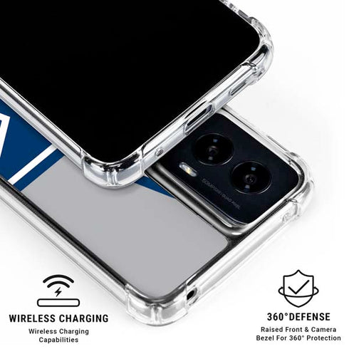 NFL Dallas Cowboys Retro Logo Moto G Power 5G (2024) Clear Case