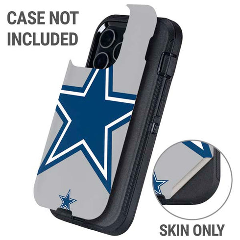 NFL Dallas Cowboys Retro Logo Otterbox Defender iPhone Skin