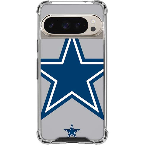 NFL Dallas Cowboys Retro Logo Pixel 9/9 Pro Clear Case