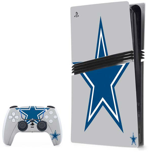 NFL Dallas Cowboys Retro Logo PS5 Pro Bundle Skin