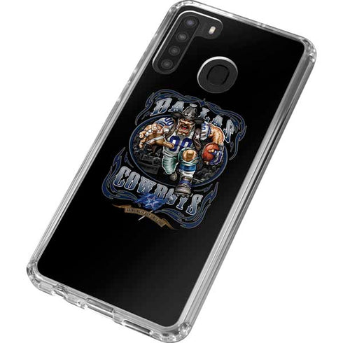 Liquid Blue NFL Dallas Cowboys Running Back Galaxy A21 Clear Case