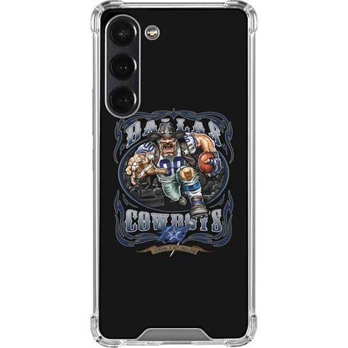 Liquid Blue NFL Dallas Cowboys Running Back Galaxy S24 FE Clear Case