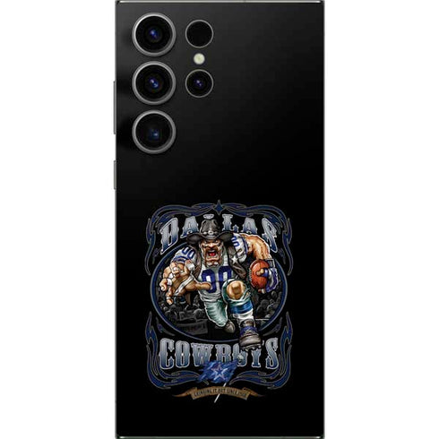Liquid Blue NFL Dallas Cowboys Running Back Galaxy S25 Ultra Skin