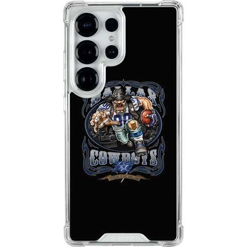 Liquid Blue NFL Dallas Cowboys Running Back Galaxy S25 Ultra Clear Case