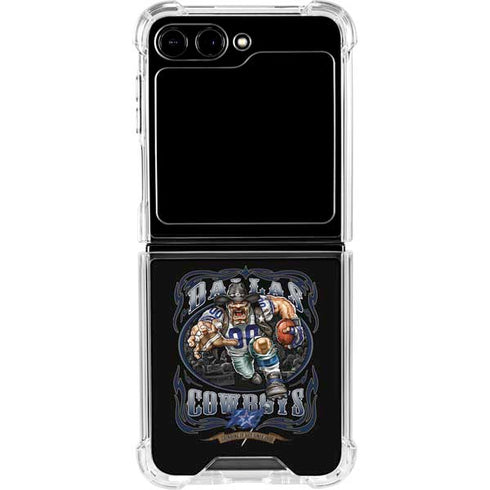 Liquid Blue NFL Dallas Cowboys Running Back Galaxy Z Flip6 Clear Case