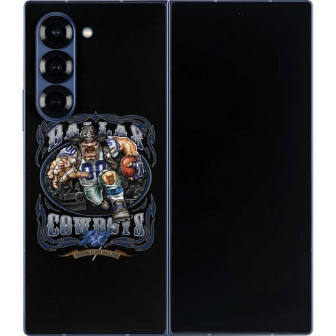 Liquid Blue NFL Dallas Cowboys Running Back Galaxy Z Fold6 Skin