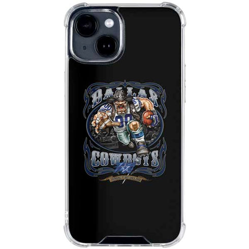 Liquid Blue NFL Dallas Cowboys Running Back iPhone 15 Clear Case