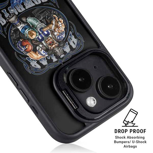 Liquid Blue NFL Dallas Cowboys Running Back iPhone 15 Plus Kickstand Case