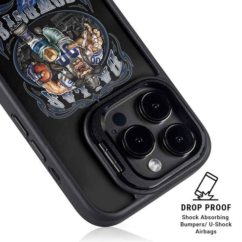 Liquid Blue NFL Dallas Cowboys Running Back iPhone 15 Pro Kickstand Case