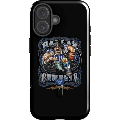 Liquid Blue NFL Dallas Cowboys Running Back iPhone 16 Magsafe Impact Case