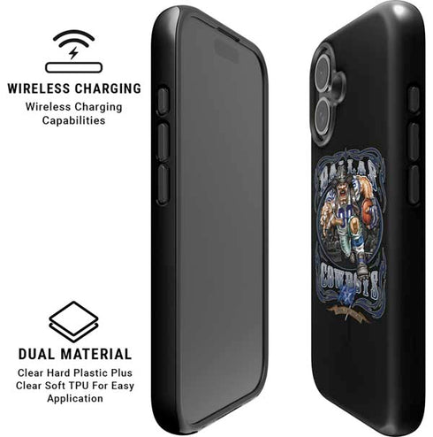 Liquid Blue NFL Dallas Cowboys Running Back iPhone 16 Magsafe Impact Case