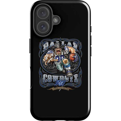 Liquid Blue NFL Dallas Cowboys Running Back iPhone 16 Plus Impact Case