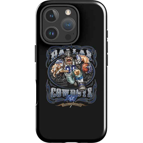 Liquid Blue NFL Dallas Cowboys Running Back iPhone 16 Pro Impact Case