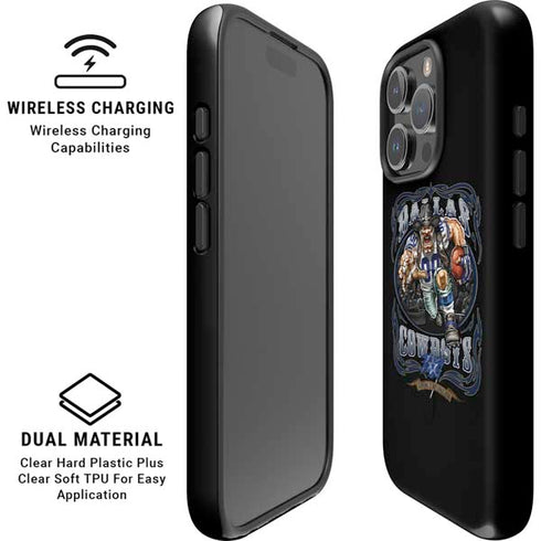 Liquid Blue NFL Dallas Cowboys Running Back iPhone 16 Pro Magsafe Impact Case